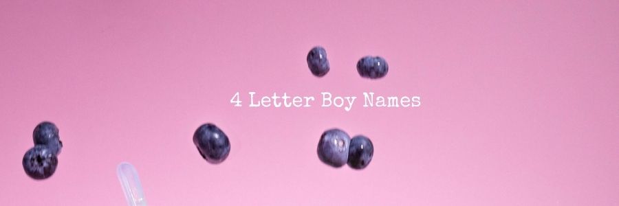 4 Letter Boy Names